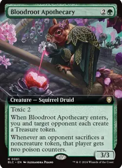 Bloodroot Apothecary (Extended Art) Commander: Bloomburrow Regular - Image 1