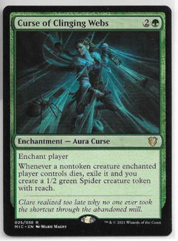 Curse of Clinging Webs - Commander: Innistrad: Midnight Hunt - MTG - Image 1