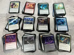 MTG EDGE OF ETERNITIES LOT OF OVER 450 CARDS BULK LOT C/U/R/M FOILS - Image 2