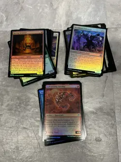 MTG EDGE OF ETERNITIES LOT OF OVER 450 CARDS BULK LOT C/U/R/M FOILS - Image 3