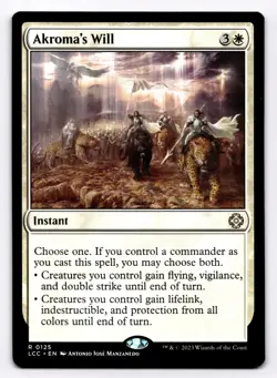 Akroma's Will -LCC- 125 Normal NM - Magic: The Gathering - Image 1
