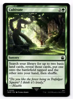 Cultivate -WHO- 230 Normal NM - Magic: The Gathering - Image 1