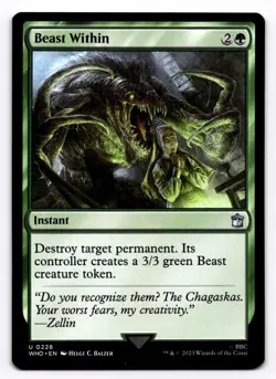 Beast Within - WHO- 228 Normal NM - Magic: The Gathering - Image 1