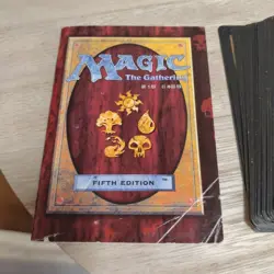 MTG 5th Edition 60 Card Japanese Deck with Box & Guide Vintage Play Set JAPAN - Image 2