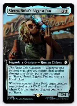 Sierra, Nuka's Biggest Fan -PIP- 25 Foil NM - Magic: The Gathering - Image 1