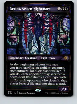 Magic the Gathering Showcase Braids, Arisen Nightmare Dominaria United MTG - Image 1