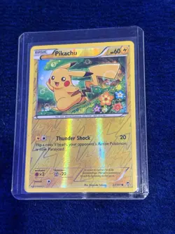 Pikachu 27/111 Reverse Holo XY Furious Fists Foil Pokemon TCG Set Card - Image 1