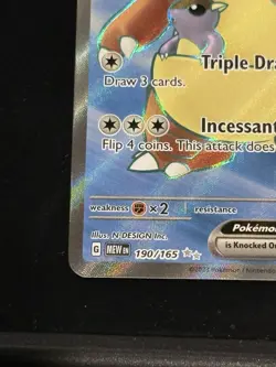 Kangaskhan EX 190/165 Sv: Scarlet & Violet 151 Ultra Rare Holo Pokemon TCG - Image 5