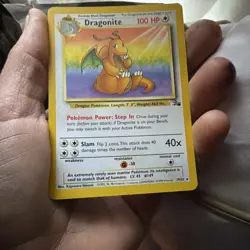 Wizards of the Coast Dragonite 19/62 Fossil Holo Rare Unlimited English 100HP - Image 4