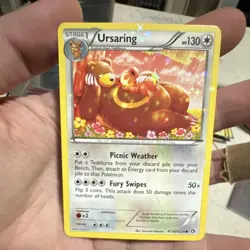 Pokemon Ursaring Legendary Treasures Holo RC16/RC25 130 HP Common English - Image 1