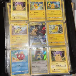 Lot of Pokemon Cards 84 all Pikachu & Charizards cards w/ Card Binder - Image 1