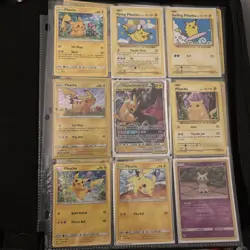 Lot of Pokemon Cards 84 all Pikachu & Charizards cards w/ Card Binder - Image 5