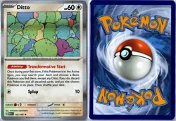 Pokemon Card - Ditto 151 132/165 2023 Rare Holo Near Mint - Image 3