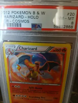2012 POKEMON B & W CHARIZARD-HOLO BCR-COSMOS PSA 8 - Image 3