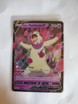 Hisuian Typhlosion V 53/189 Rare Holo V Pokemon Card Astral Radiance SWSH - Image 1