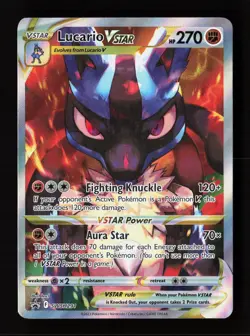 Lucario VSTAR SWSH291 Holo Promo Sword & Shield Promo Pokemon Near Mint - Image 1