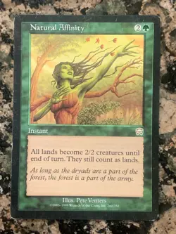 MTG Natural Affinity x1 Mercadian Masques, Magic the Gathering - Image 1