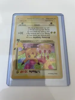 Birthday Pikachu 24 Holo Celebrations Classic Collection Pokemon Card (GEM MTU) - Image 2