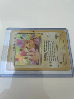 Birthday Pikachu 24 Holo Celebrations Classic Collection Pokemon Card (GEM MTU) - Image 3