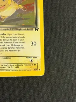 2000 Team Rocket Pokemon Dark Raichu Holo TCG Card 83/82 Secret Rare LP+ ~ CLEAN - Image 4