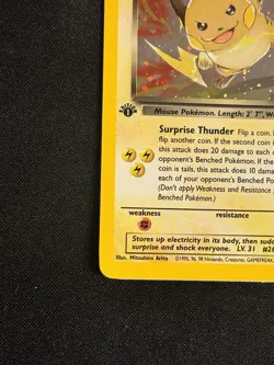 2000 Team Rocket Pokemon Dark Raichu Holo TCG Card 83/82 Secret Rare LP+ ~ CLEAN - Image 5
