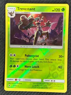 Trevenant - 7/145 - Reverse Holo - Sun & Moon: Guardians Rising Pokemon TCG - Image 1