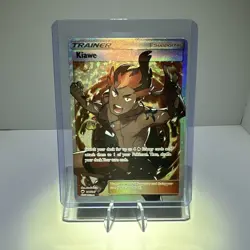 Kiawe Trainer - SM Burning Shadows 144/147 Full Art Holo - Image 1