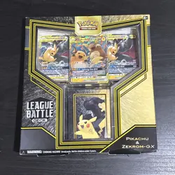 Pikachu & Zekrom-GX Pokemon TCG SEALED League Battle Deck - Image 1