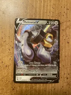 Melmetal V 047/078 Ultra Rare Pokemon GO Card TCG NM Gaming Basic HP 220 - Image 1