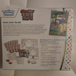 Pokemon Scarlet & Violet 151 Elite Trainer Box English Snorlax Booster/Promo - Image 3