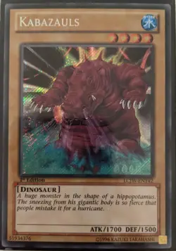 YuGiOh Kabazauls Secret Rare 1st Edition LCJW-EN142 - Image 1