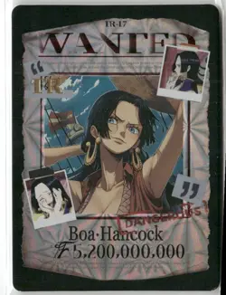 BOA HANCOCK WANTED TR TR-17 I'm Determined One Piece Anime Collectible Card - Image 1
