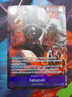 Sakazuki Alt Art (OP16-065) | OP16 - The Time of Battle | ENGLISH - In Hand - Image 1