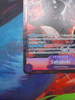 Sakazuki Alt Art (OP16-065) | OP16 - The Time of Battle | ENGLISH - In Hand - Image 2