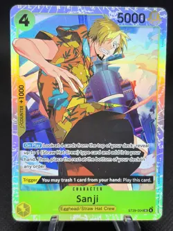Sanji ST29-004 NM One Piece CCG ST-29 - Image 1