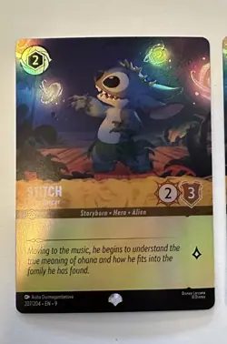 Stitch - Alien Dancer 207/204 Epic Holofoil Fabled NM Disney Lorcana - Image 1