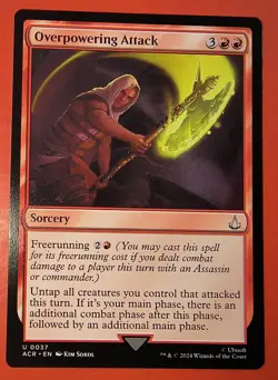 MAGIC, MTG: OVERPOWERING ATTACK/ACR /UNCOMMON #0037/ NM, REGULAR FINISH - Image 1