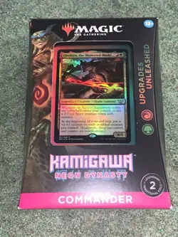 Kamigawa: Neon Dynasty Commander Deck - Upgrades Unleashed MTG Brand New Sealed 195166105352 - Image 1