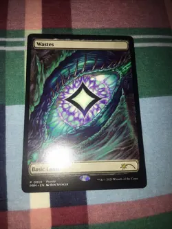 MTG Dragon's Eye Wastes TDM Promo Land Tarkir Dragonstorm - Image 2