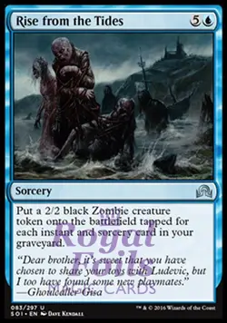 Rise from the Tides 2x FOIL SOI MTG Shadows Over Innistrad Uncommon MINT blue - Image 1