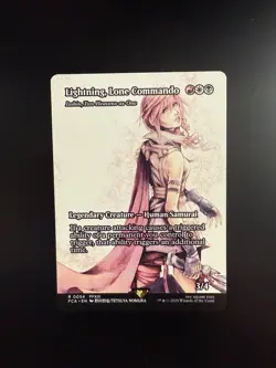 MTG Final Fantasy English Lightning, Lone Commando Showcase 0054 Non-Foil - Image 1