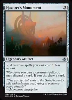 Hazoret's Monument - Light Play MTG Amonkhet - Image 1