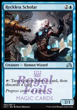 Reckless Scholar 2x FOIL SOI MTG Shadows Over Innistrad Uncommon MINT blue human - Image 1