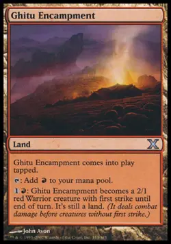 Ghitu Encampment - Medium Play MTG 10th Edition - Image 1