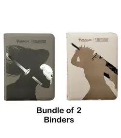 2x Ultra-Pro MTG Final Fantasy Premium Zipper 9-Pocket Binders Sephiroth & Cloud - Image 1