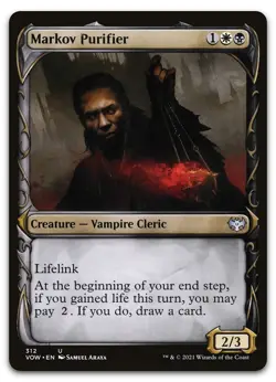 Markov Purifier (Showcase) #312 (NM) Crimson Vow VOW Magic MTG - Image 1