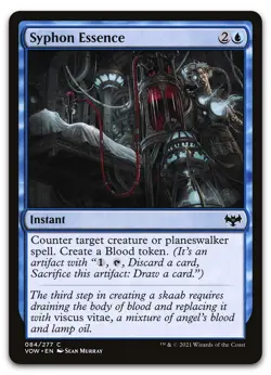 Syphon Essence #84 (NM) Crimson Vow VOW Magic MTG - Image 1