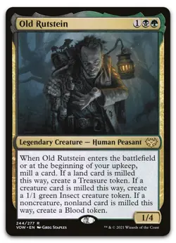 Old Rutstein #244 (NM) Crimson Vow VOW Magic MTG - Image 1