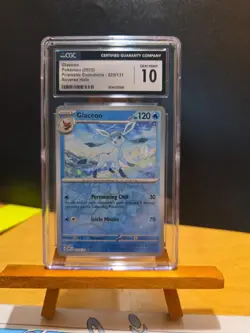 Glaceon 025/131 Holo Rare Prismatic Evolutions Pokemon TCG CGC Gem Mint 10 - Image 1