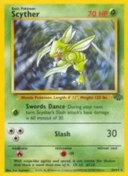 Scyther (#26/64) - Unlimited OS - Jungle MP Pokemon - Image 1